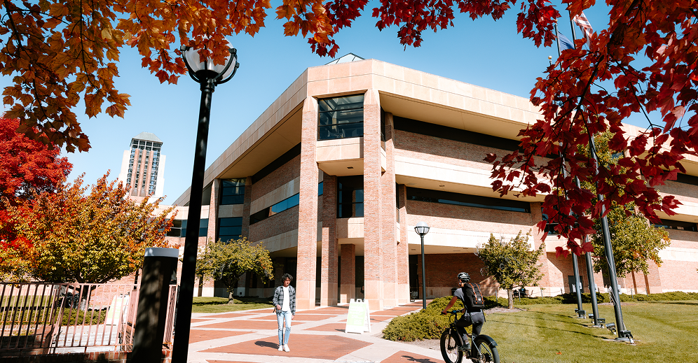 The Duderstadt Center in the Fall