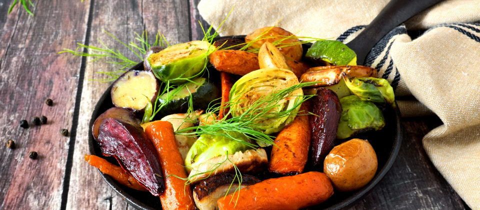 Roasted fall vegetables