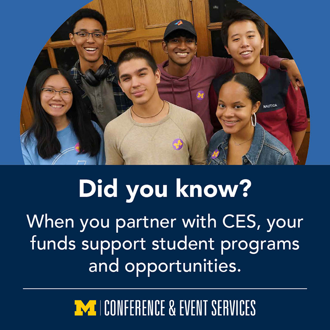 CES banner advertising the student benefits of partnership