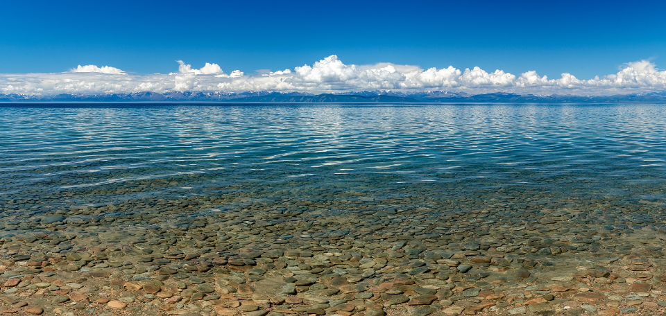 Calm lake scene